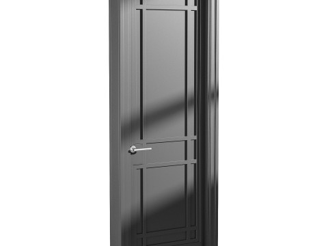 Modern entrance door 51 Model 3D