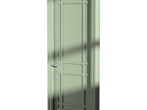 Modern entrance door 51 Model 3D