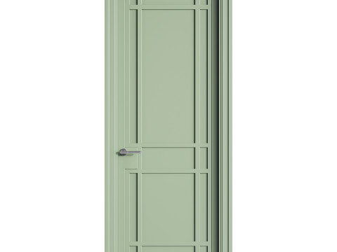 Modern entrance door 51 Model 3D