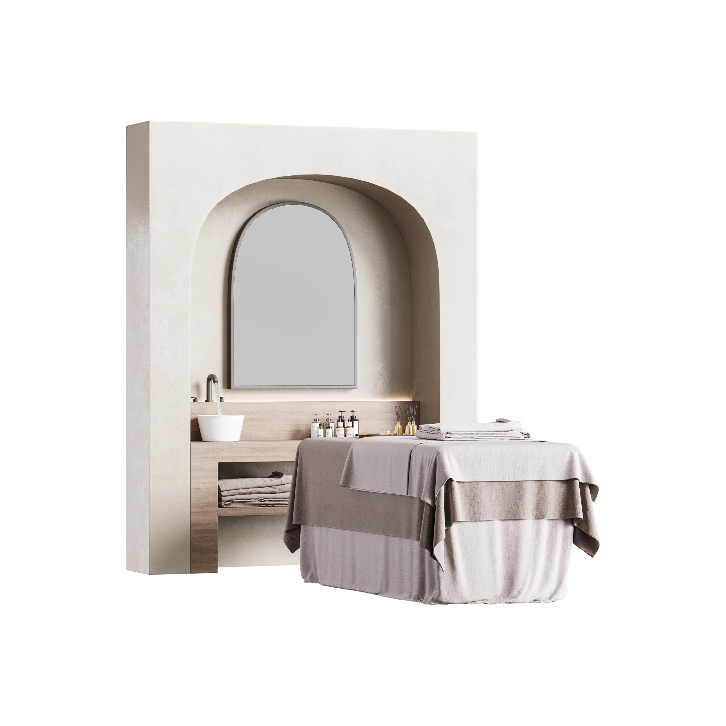 Modern spa and accessories 08 3D Model .c4d .max .obj .3ds .fbx .stl .blend 