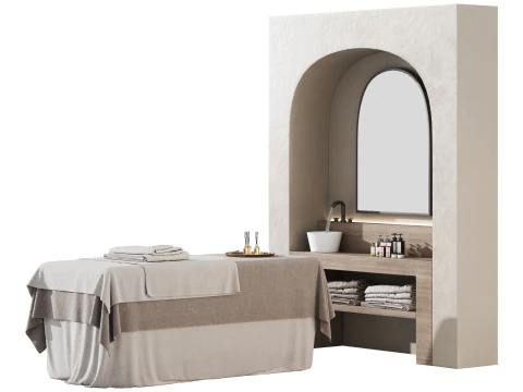 Modern spa and accessories 08 3D Model