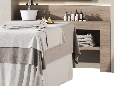Modern spa and accessories 08 3D Model