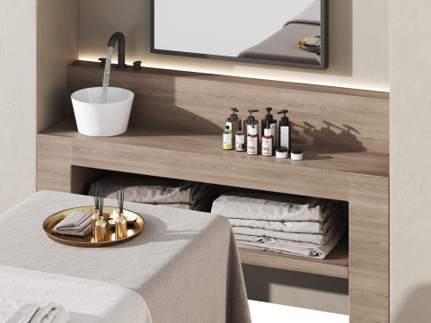 Modern spa and accessories 08 3D मॉडल