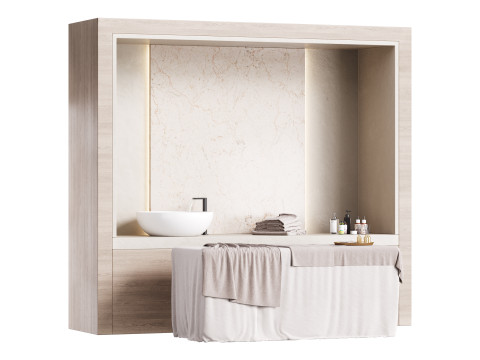 Modern spa and accessories 09 3D Модель