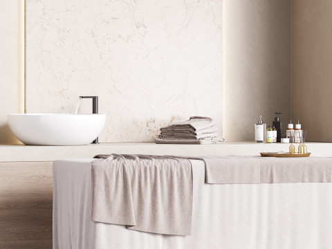Modern spa and accessories 09 3D Model