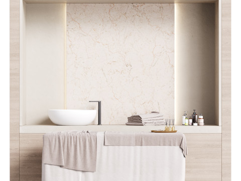 Modern spa and accessories 09 3D Model