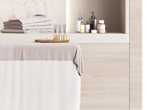 Modern spa and accessories 09 3D Model