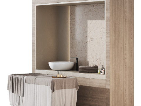 Modern spa and accessories 09 3D Model