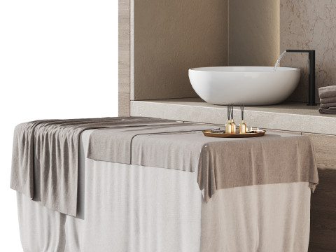 Modern spa and accessories 09 3D Model