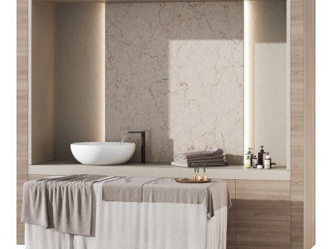 Modern spa and accessories 09 3D Model