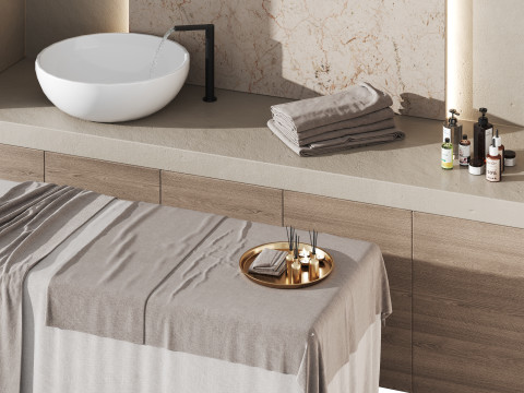 Modern spa and accessories 09 3D Model