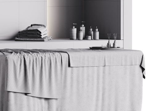 Modern spa and accessories 09 3D Model