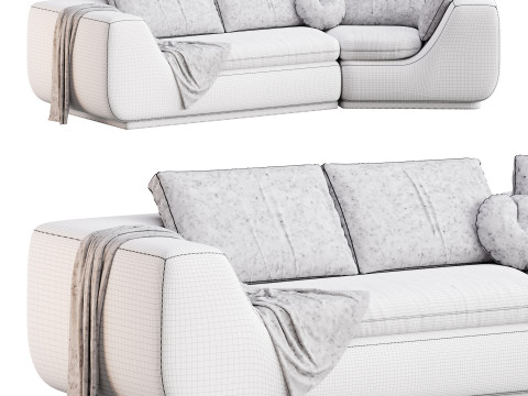 MODULAR CORNER SOFA 3D Model
