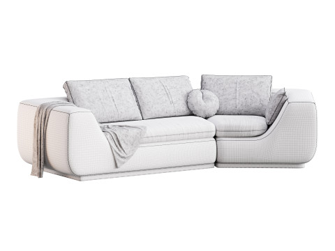 MODULAR CORNER SOFA 3D Model