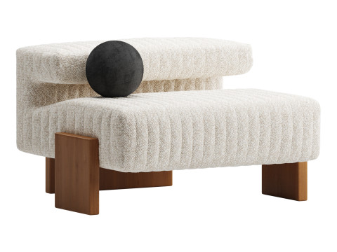 Moroso loveseat armchair Modelo 3D