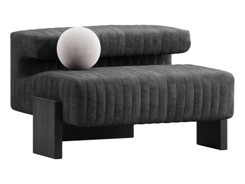 Moroso loveseat armchair Modelo 3D