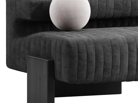 Moroso loveseat armchair Modelo 3D