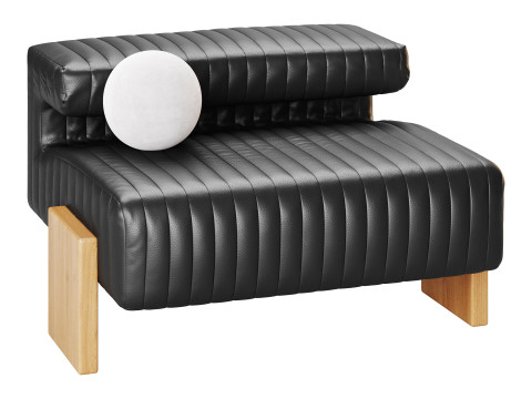 Moroso loveseat armchair Modelo 3D