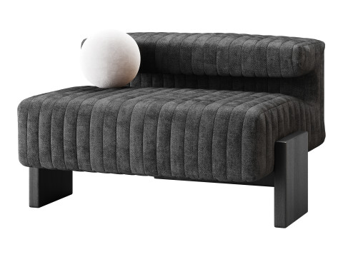 Moroso loveseat armchair Modelo 3D
