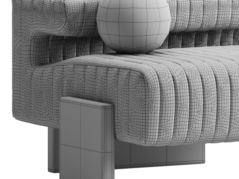Moroso loveseat armchair Modelo 3D