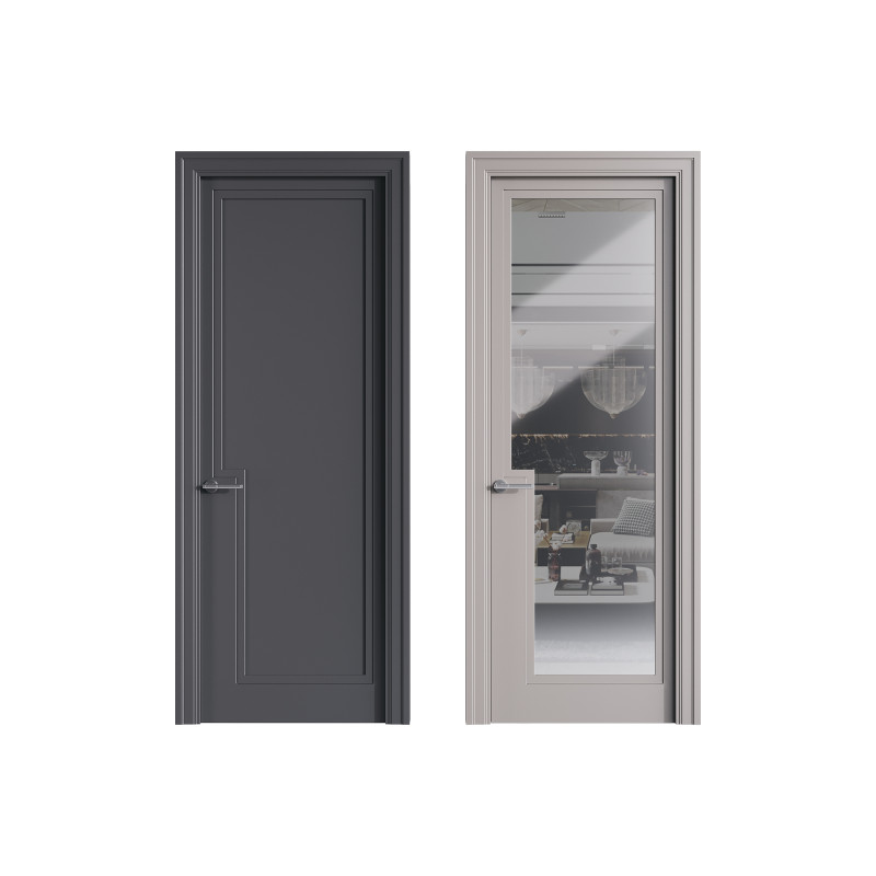 Modern entrance door 52 3D Модель .c4d .max .obj .3ds .fbx .stl .blend 