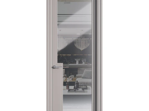 Porta de entrada moderna 52 Modelo 3D