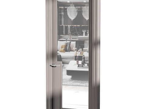 Modern entrance door 52 3D Модель