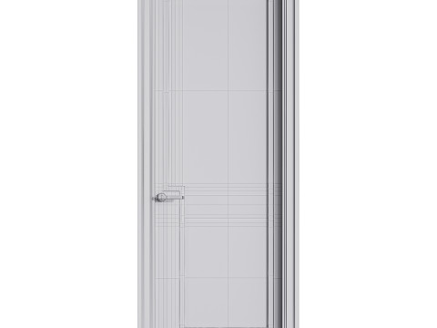 Modern entrance door 52 3D Модель