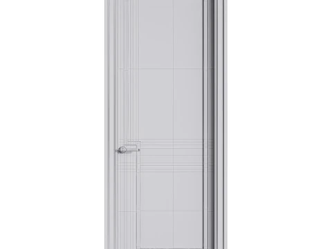 Porta de entrada moderna 52 Modelo 3D