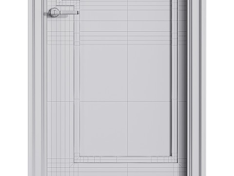 Modern entrance door 52 3D Модель