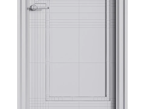 Porta de entrada moderna 52 Modelo 3D