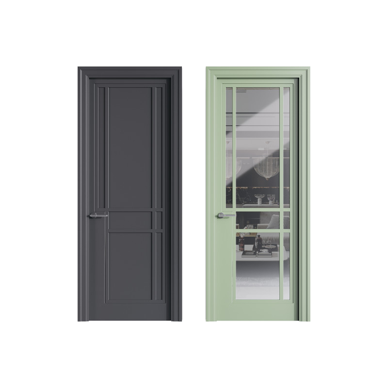 Modern entrance door 53 3D Model .c4d .max .obj .3ds .fbx .stl .blend