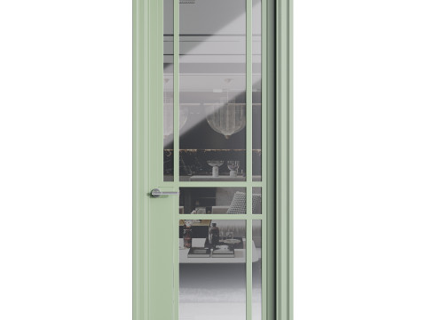 Modern entrance door 53 3D Model