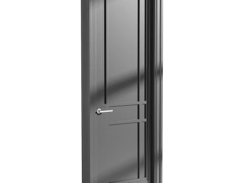 Porta de entrada moderna 53 Modelo 3D