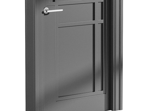 Modern entrance door 53 3D Model