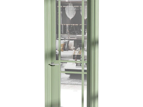 Porta de entrada moderna 53 Modelo 3D