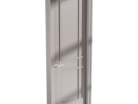 Modern entrance door 53 3D Model