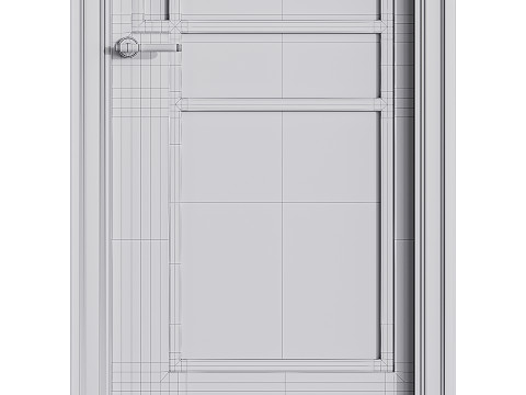 Modern entrance door 54 3D Модель