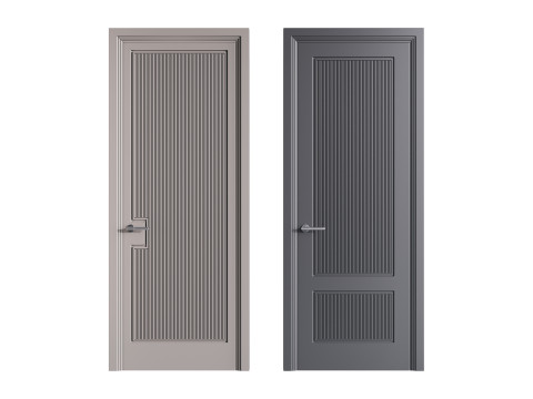 Modern entrance door 55 Modelo 3D