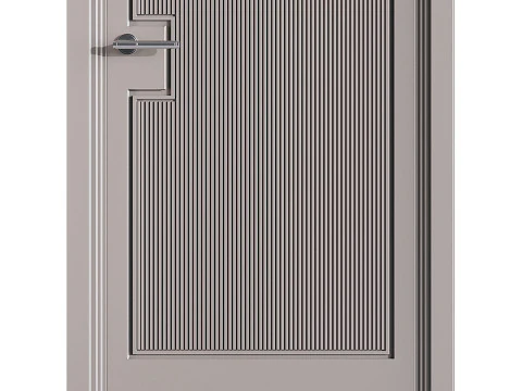 Modern entrance door 55 3D Model