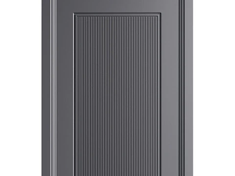 Modern entrance door 55 3D Model