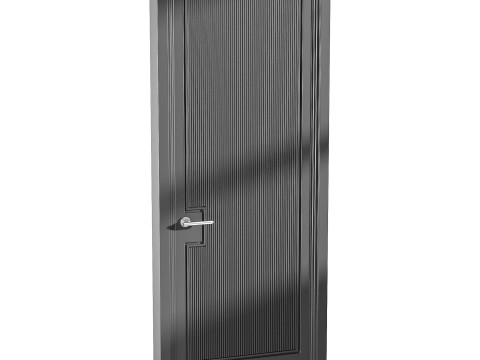 Modern entrance door 55 Modello 3D