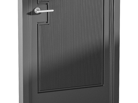 Modern entrance door 55 Modello 3D