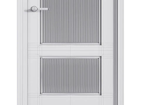 Modern entrance door 55 3D Model