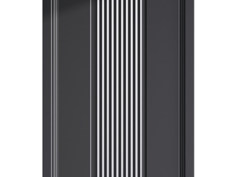 Modern entrance door 56 3D मॉडल