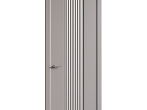 Modern entrance door 56 3D मॉडल