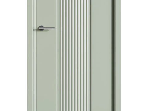 Porta de entrada moderna 56 Modelo 3D