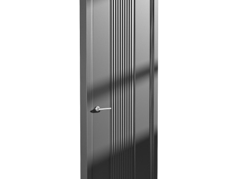Modern entrance door 56 3D मॉडल