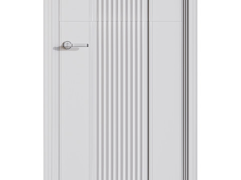 Modern entrance door 56 3D मॉडल