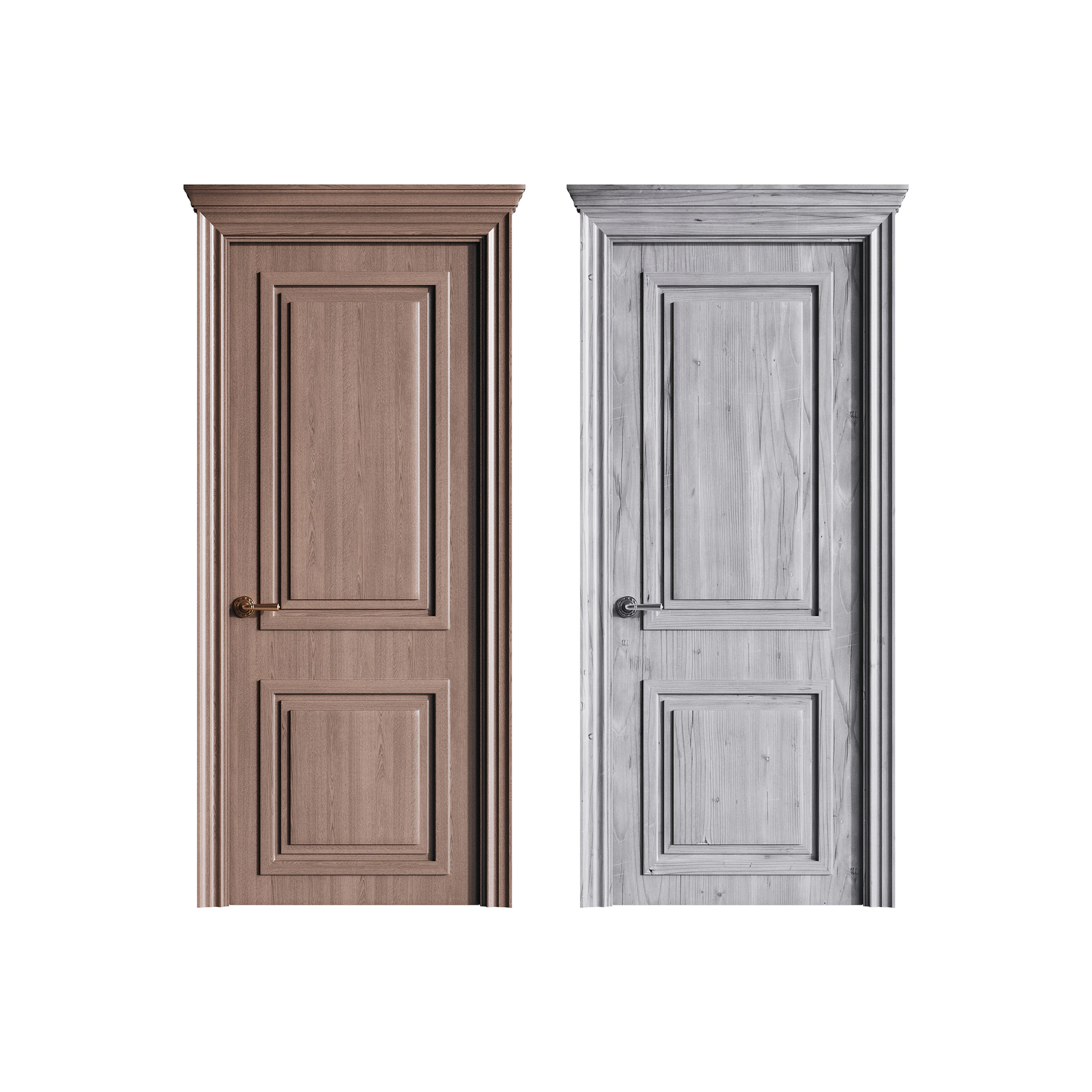 Modern entrance door 57 3D Model .c4d .max .obj .3ds .fbx .stl .blend